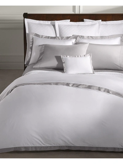 Shop Ralph Lauren Organic Sateen Bedding Pillowcase In Silver
