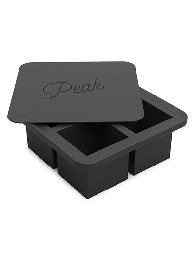Shop W & P Peak Extra Large Ice Cube Tray In Marble Black