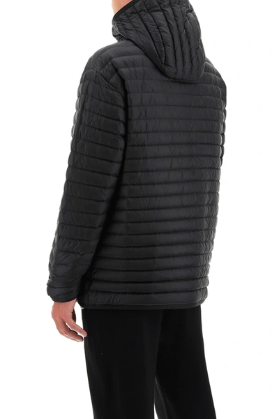 Burberry Black Down Packable Lenham Jacket In Black