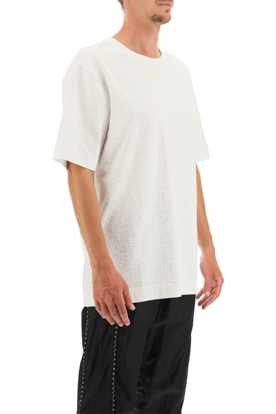 Shop Fendi Ff Fish-eye T-shirt In White