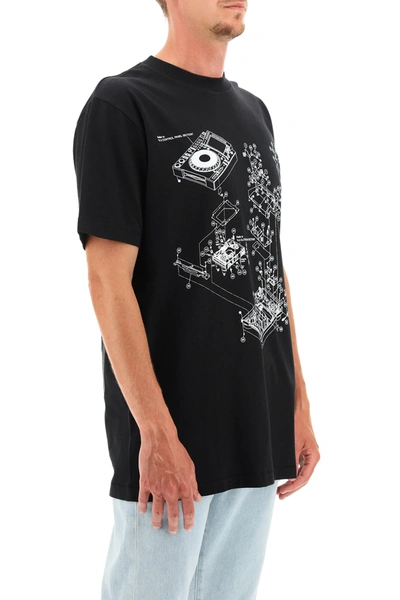 Shop Off-white Console Pioneer T-shirt In Black