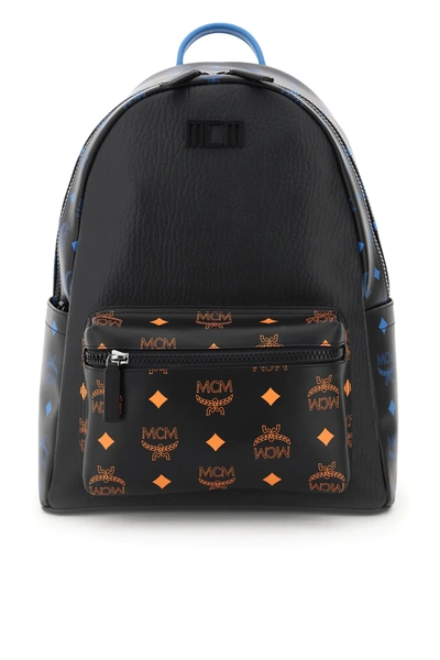 mcm blue backpack men