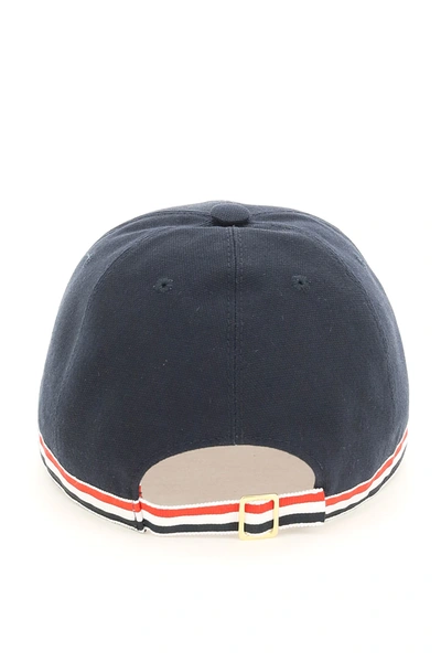 Shop Thom Browne Classic 6-panel Baseball Cap In Blue,white,red