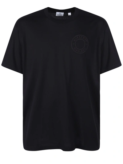 Shop Burberry Branded T-shirt In Black