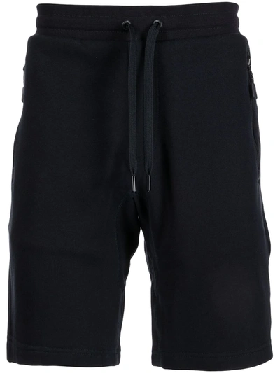 Armani Exchange Logo-print Detail Shorts In 蓝色