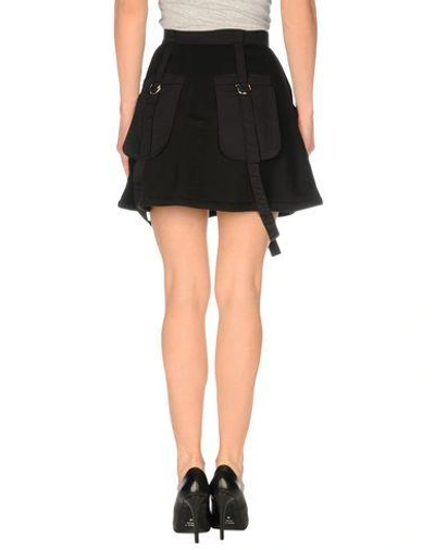 Shop Jeremy Scott Mini Skirt In Black