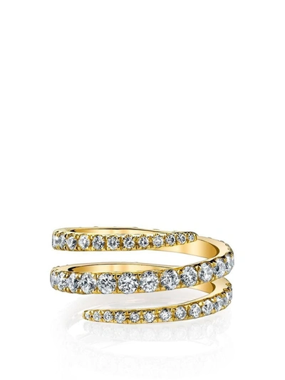 Shop Anita Ko 18k Gold Diamond Coil Ring