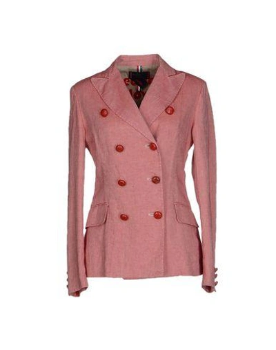 Shop Femme By Michele Rossi Blazer In Red