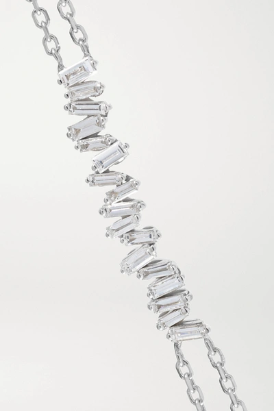 Suzanne Kalan 18-karat White Gold Diamond Bracelet In White Gold