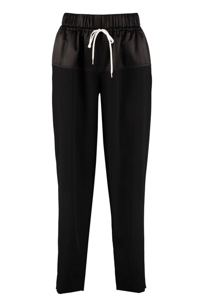 Shop Givenchy Panelled Drawstring Track Pants In Multi