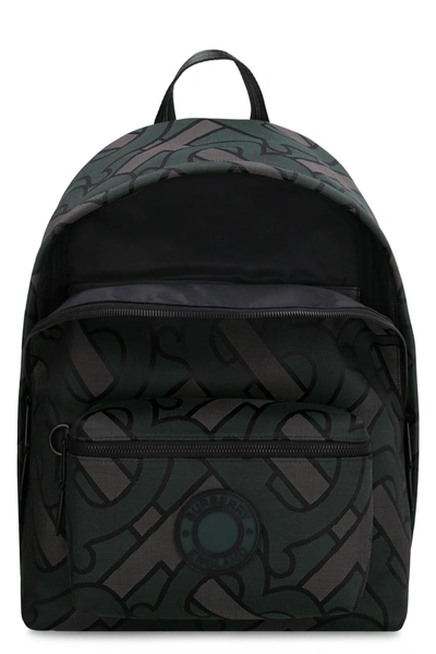 Shop Burberry Monogram Jacquard Backpack In Multi