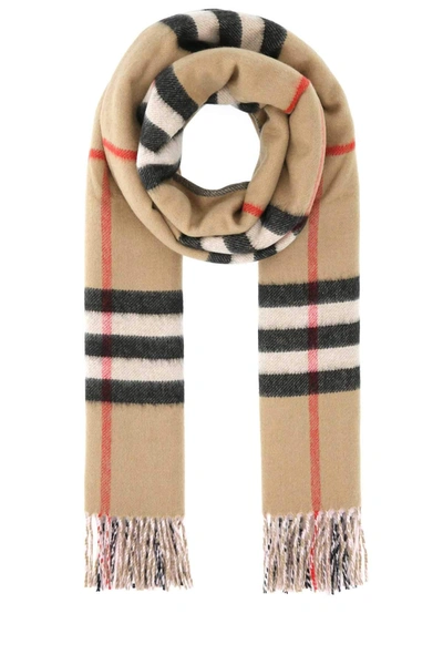 Shop Burberry Reversible Check Scarf In Multi