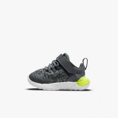 Shop Nike Free Rn 2021 Baby/toddler Shoes In Iron Grey,smoke Grey,volt,black