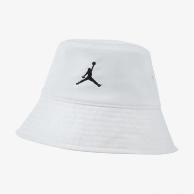 Shop Jordan Big Kids' Bucket Hat In White
