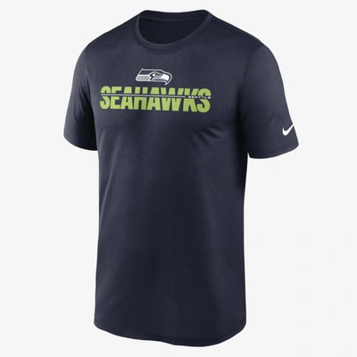 Shop Nike Dri-fit Microtype Legend Men's T-shirt In Navy