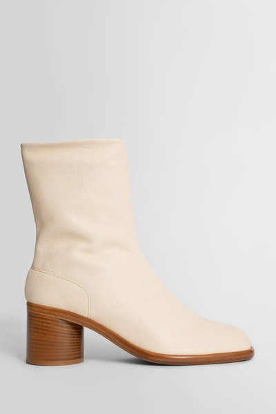 Shop Maison Margiela Boots In White