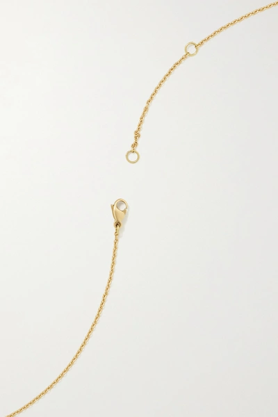 Shop Brooke Gregson Orbit Halo 18-karat Gold Multi-stone Necklace