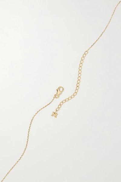 Mateo 14-karat Gold, Quartz And Diamond Necklace In Gold