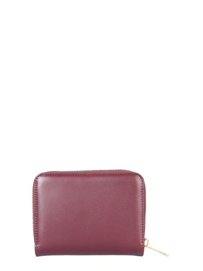 Shop Apc Emmanuelle Compact Wallet In Bordeaux