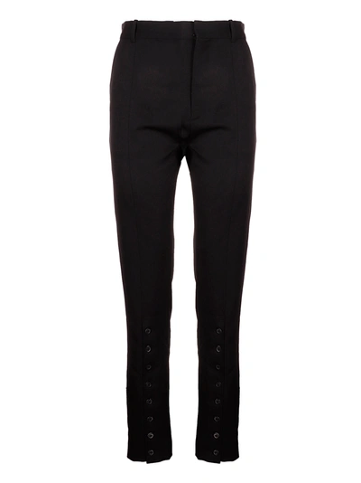 Shop Y/project Button Leg Trousers In Black