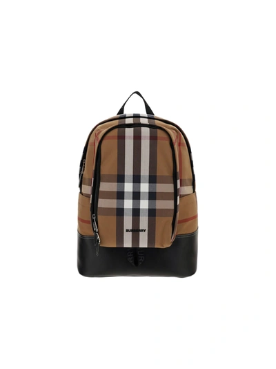 Shop Burberry Jack Backpack In Birch Brown