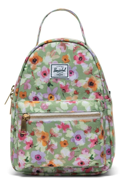 Shop Herschel Supply Co Mini Nova Backpack In Meadow Watercolour Ditsy