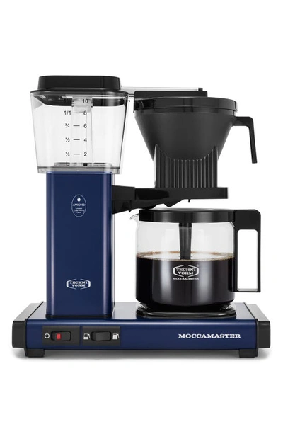 Shop Moccamaster Kbgv Select Coffee Brewer In Midnight Blue