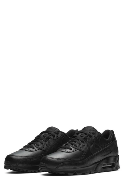 Shop Nike Air Max 90 Ltr Sneaker In Black/ Black