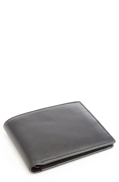 Shop Royce Rfid Leather Trifold Wallet In Black