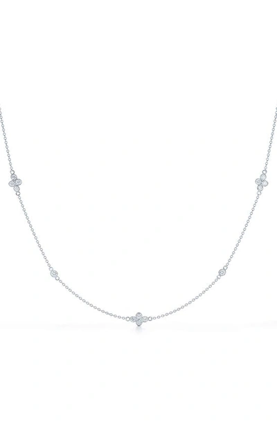 Kwiat Diamond Strings Quads Necklace In Yellow Gold