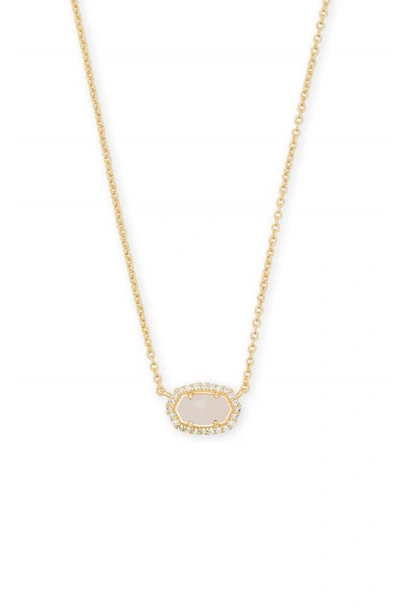 Shop Kendra Scott Chelsea Pendant Necklace In Rose/ Gold
