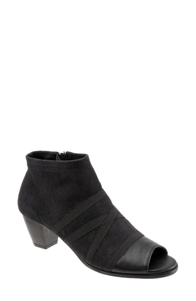 Shop Trotters Maris Bootie In Black Leather