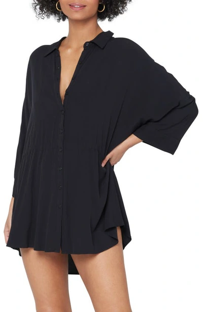 Shop L*space Pacifica Cover-up Tunic In Black