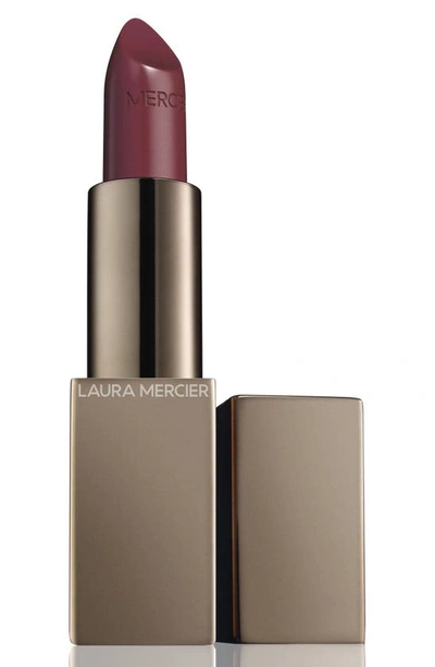 Shop Laura Mercier Rouge Essentiel Silky Creme Lipstick In Mauve Plum
