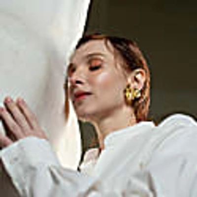 Eva Remenyi Artemis Goddess Earrings - Gold In Goddess