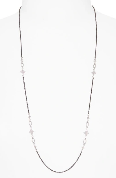 Shop Armenta New World Crivelli Station Chain Necklace In Silver