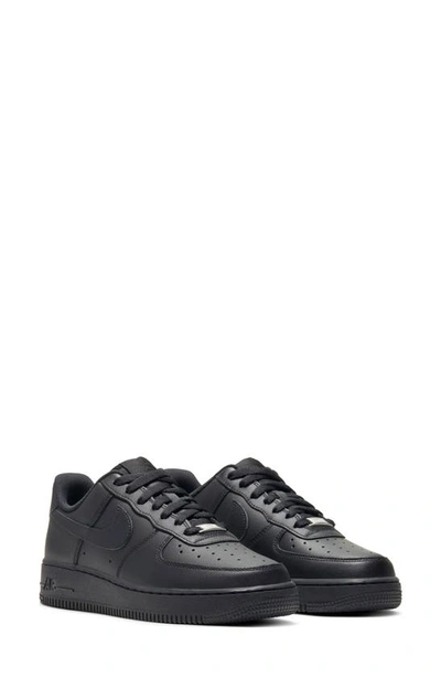 Shop Nike Air Force 1 '07 Sneaker In Black/ Black/ Black