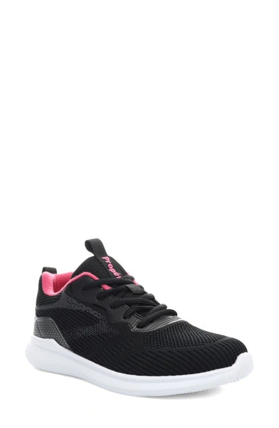 Shop Propét Travelbound Pixel Sneaker In Black/pink