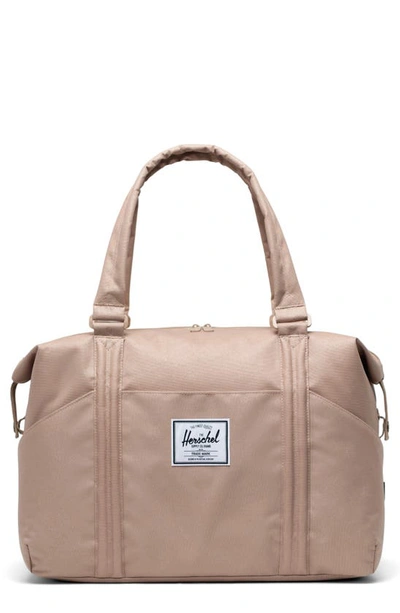 Shop Herschel Supply Co Strand Duffle Bag In Gilded Beige Sparkle