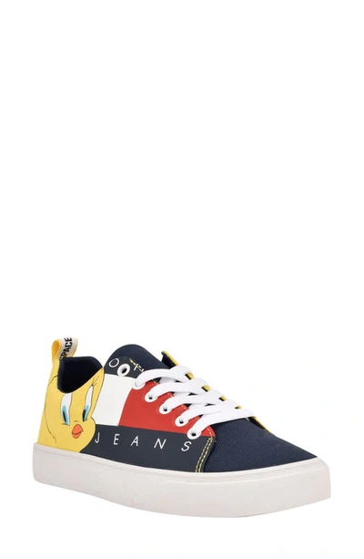 Shop Tommy Hilfiger X Space Jam Tweety Bird Sneaker In Tweety Bird Multi