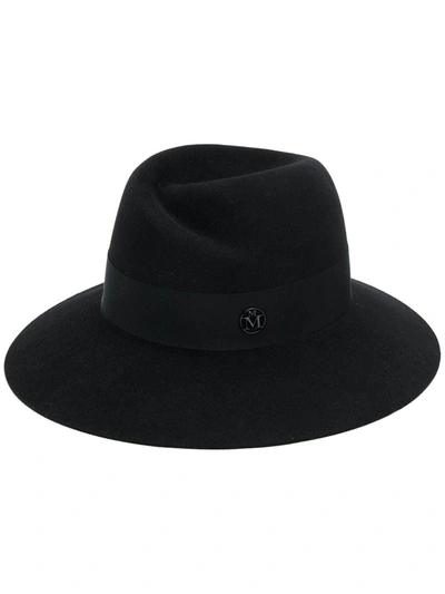 Shop Maison Michel Virginie Felt Fedora Hat In Black