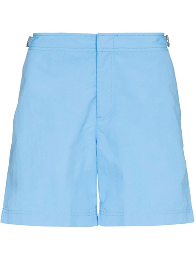 Shop Orlebar Brown Bulldog Swim Shorts In Blau