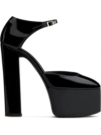 Shop Giuseppe Zanotti Bebe 120mm Platform Pumps In Schwarz