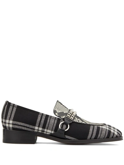 Shop Giuseppe Zanotti Angeles Slip-on Loafers In Schwarz