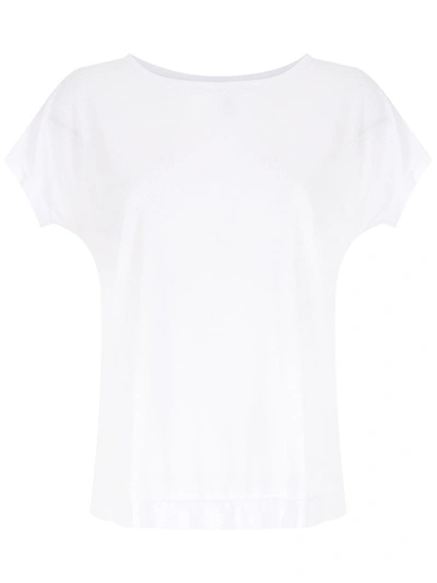Shop Lygia & Nanny Basic Olympia Lightweight T-shirt In Weiss