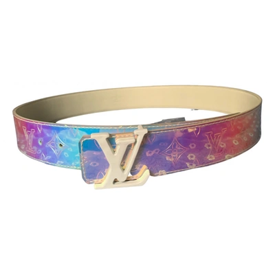 Pre-owned Louis Vuitton Leather Belt In Multicolour