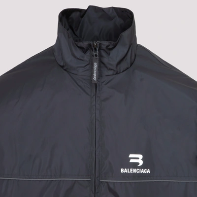 Shop Balenciaga Tracksuit Jacket In Black