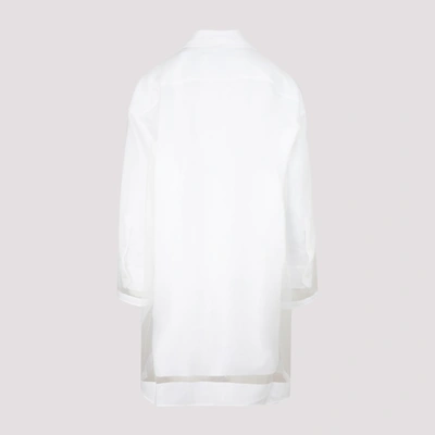 Shop Maison Margiela Cotton Dress In White