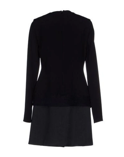 Shop Neil Barrett Short Dress In Black