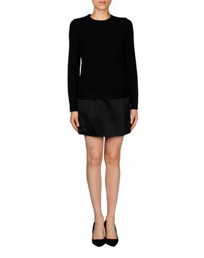 Shop Neil Barrett Short Dress In Black